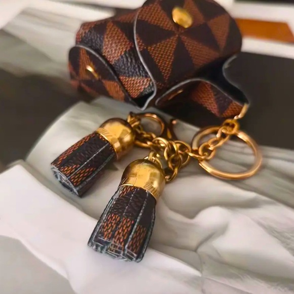 Accessories - Fox leather Bag shaped key chain
